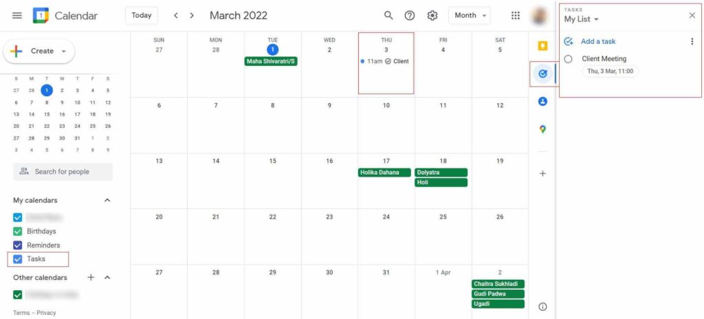 Use Google Calendar to Track To-Do Lists