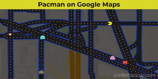 Pacman on google maps