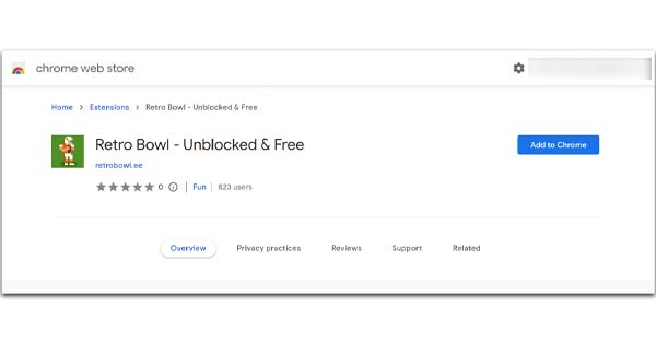 Retro Bowl Unblocked with Chrome Extension