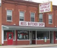 History Of Rees Butcher Shop In Frostburg Maryland Map Near