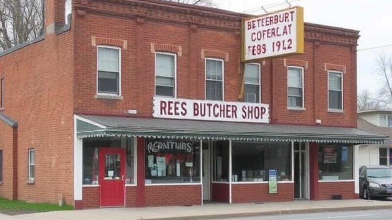 History Of Rees Butcher Shop In Frostburg Maryland Map Near